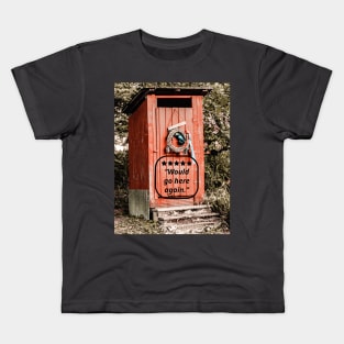 Five Star Rated Outhouse Bathroom Kids T-Shirt